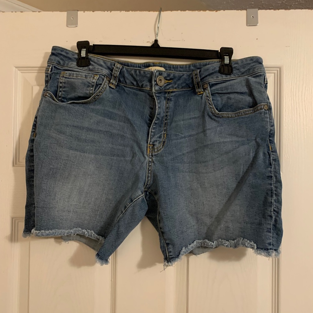 Denim shorts